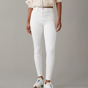 AE High-Rise Jegging, Cool White